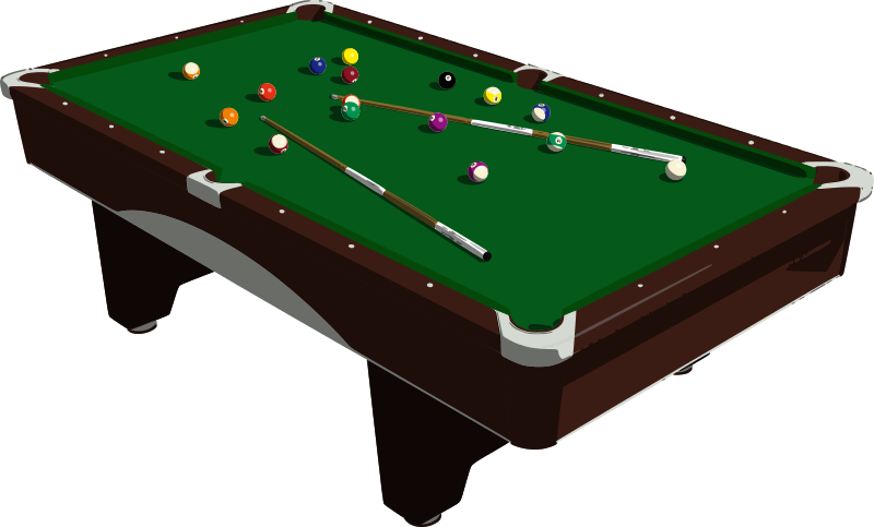 Immagine del tavolino da snooker