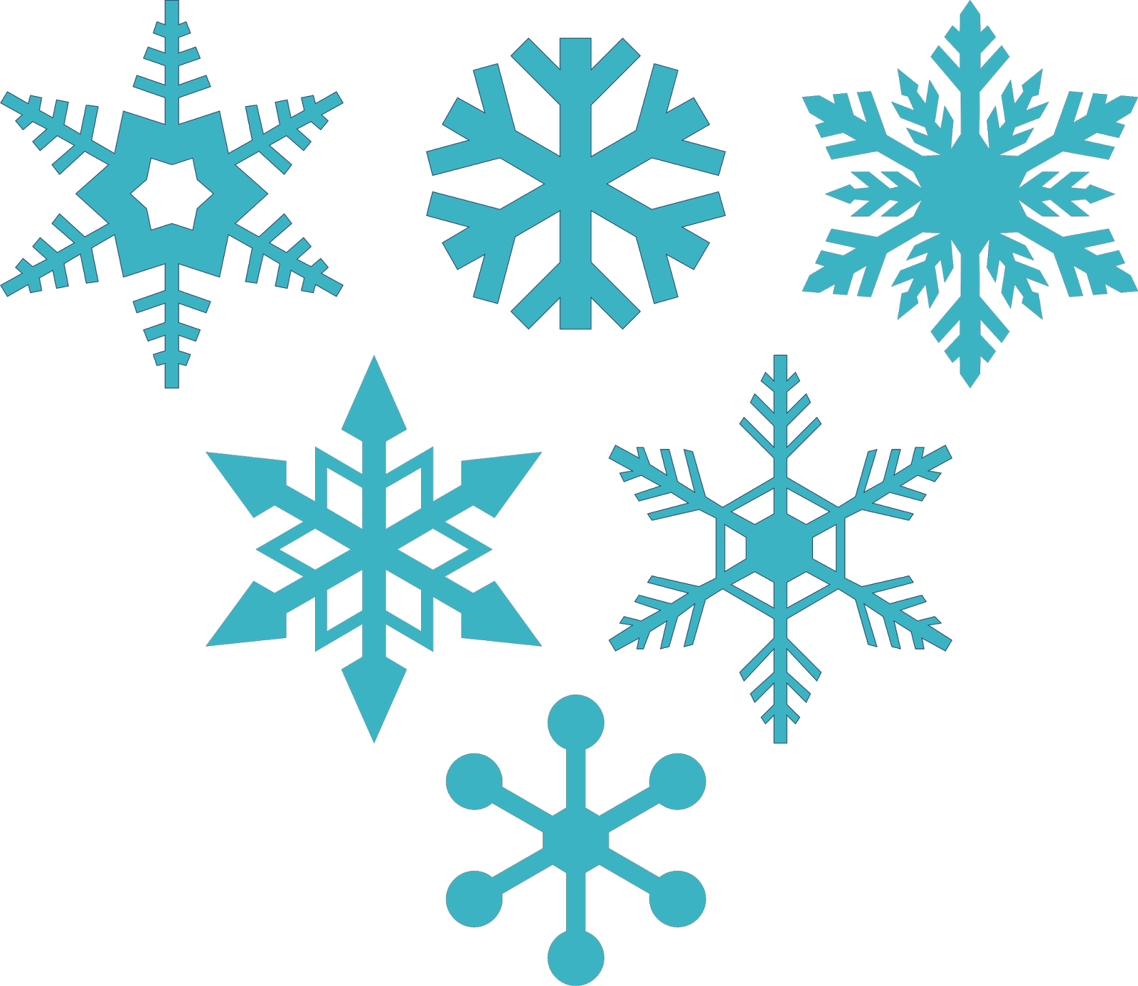 Snowflakes PNG Image with Transparent Background