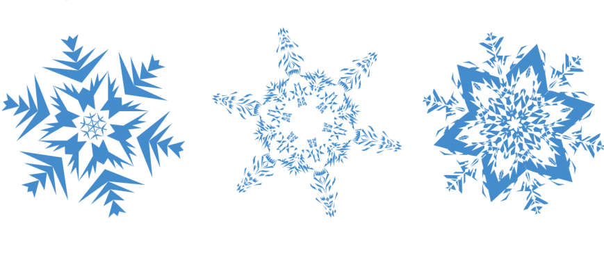 Imagem transparente de flocos de neve PNG