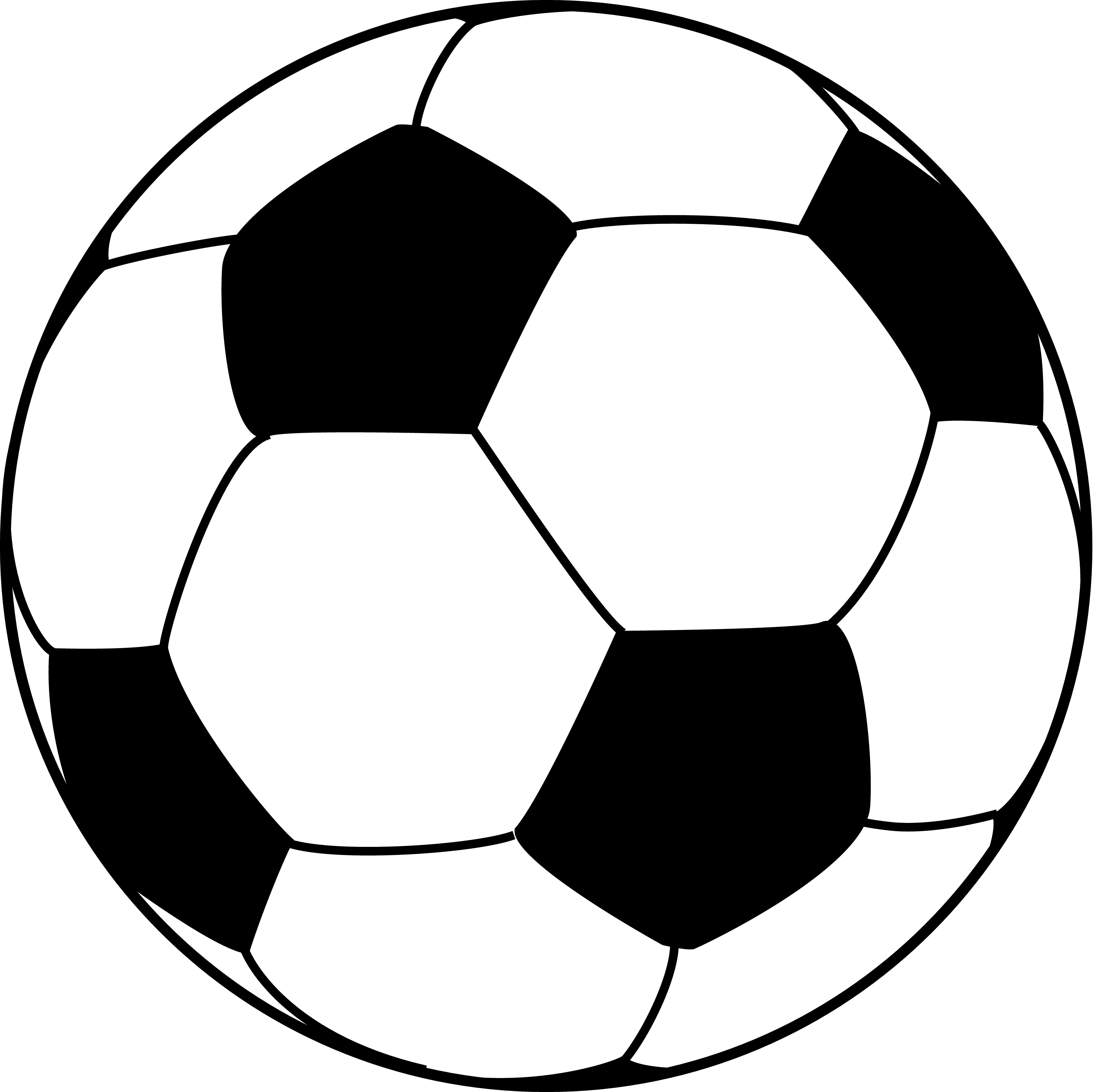 Imagem transparente de bola de futebol