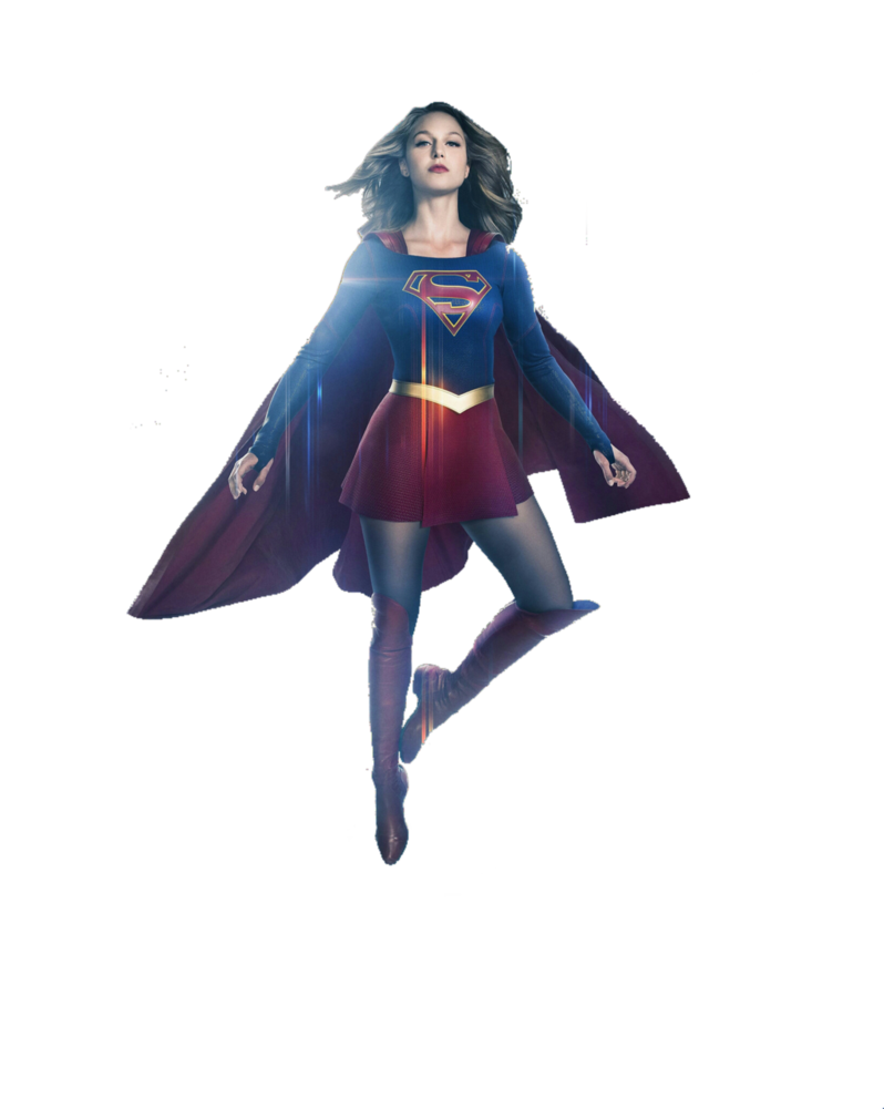 Supergirl PNG achtergrondafbeelding