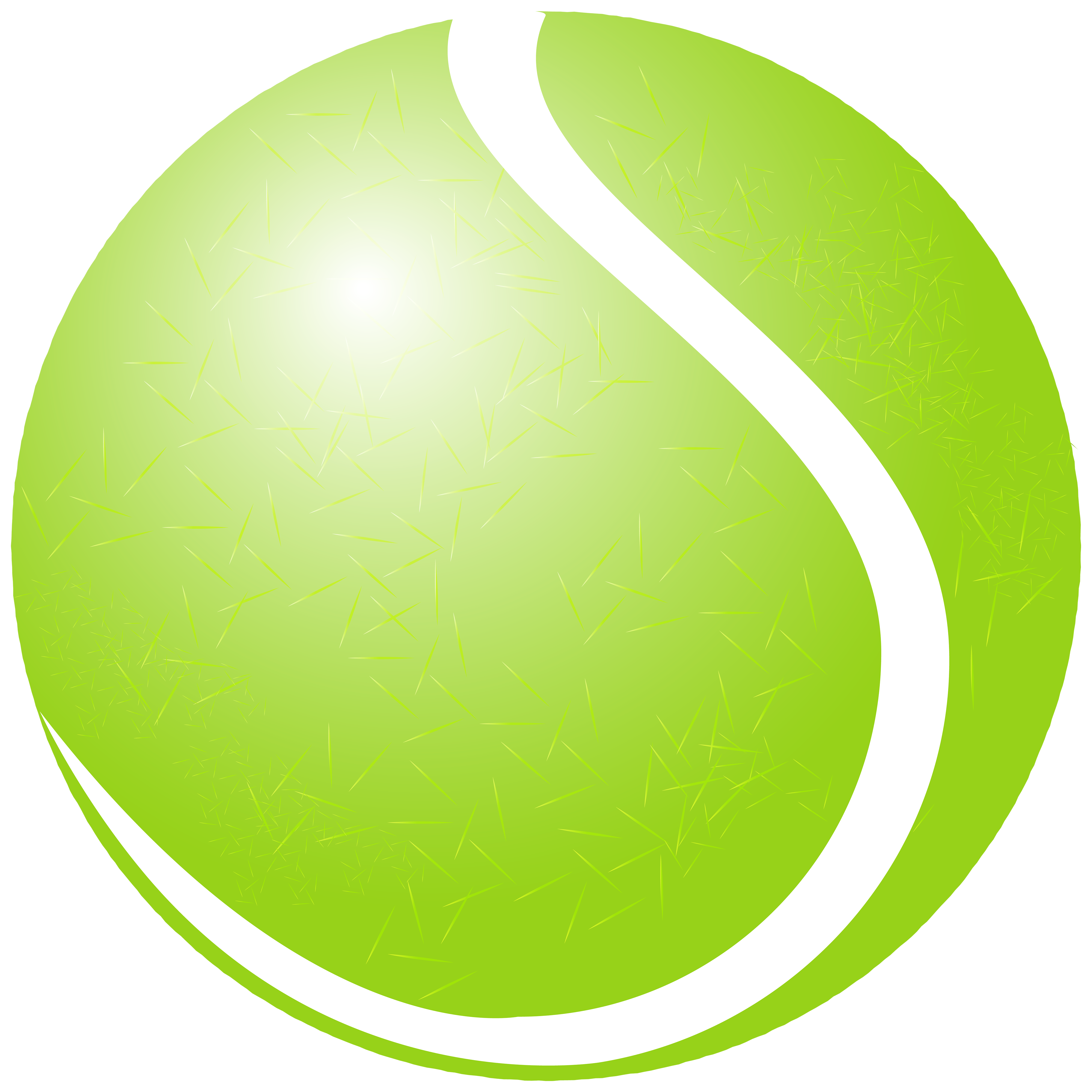 Immagine di sfondo PNG pallina da tennis
