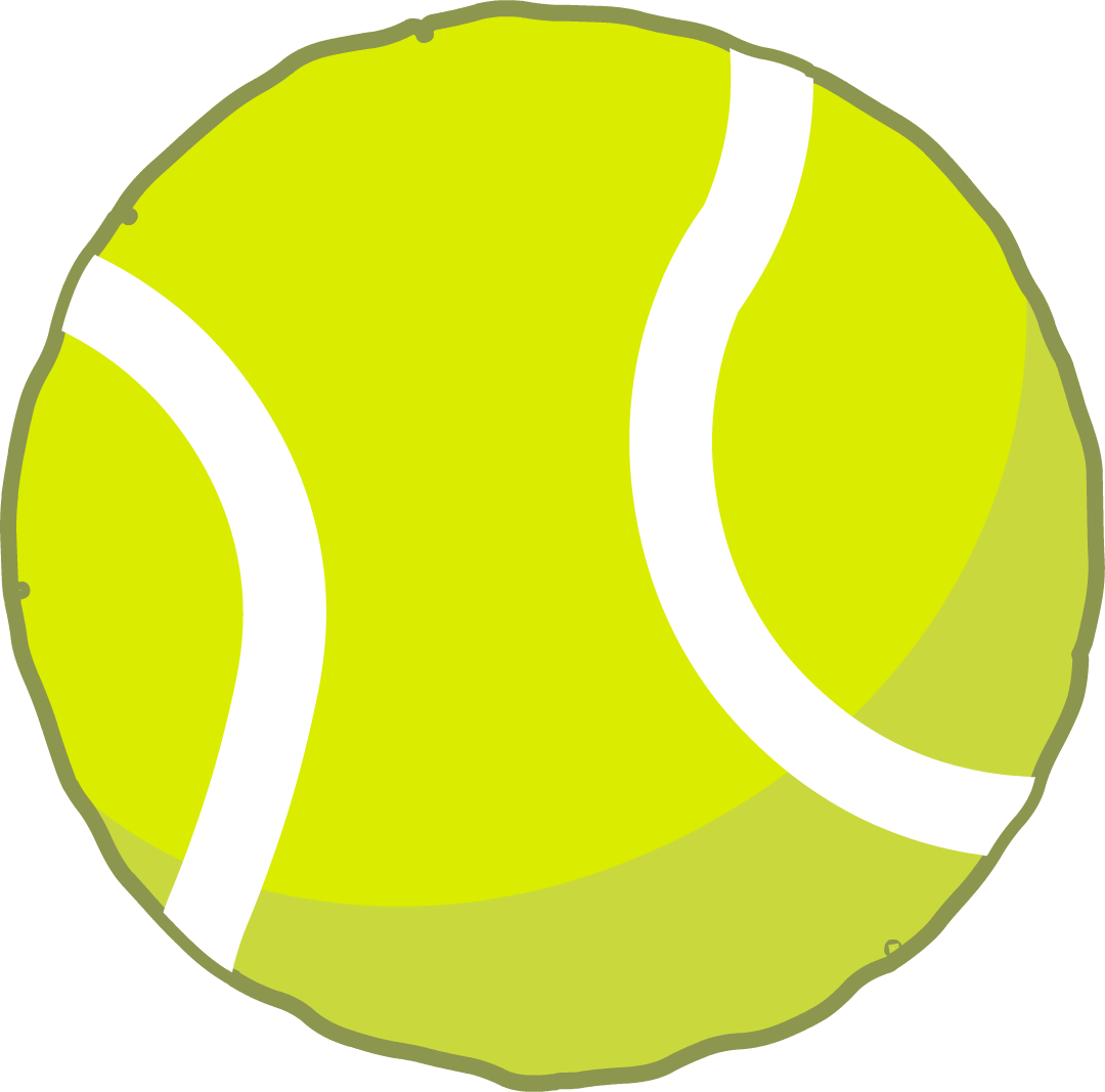 Теннисный мяч PNG скачать бесплатно