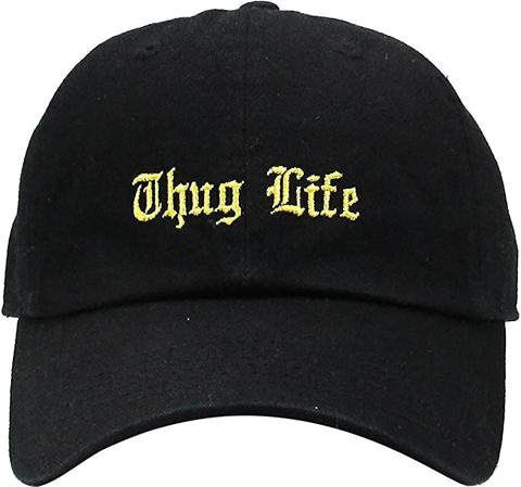 Imagem de alta qualidade do Thug Life Hat Hat PNG