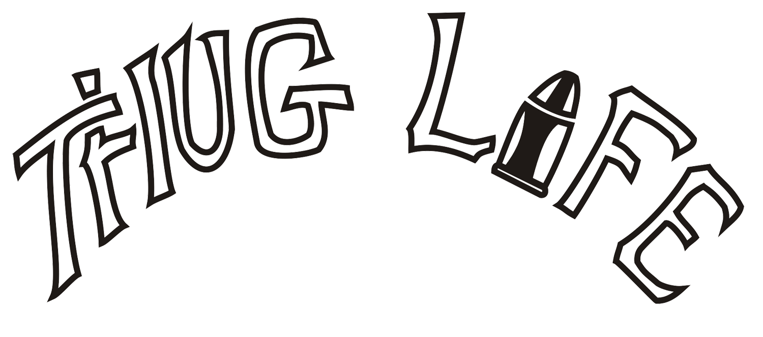 Thug Life Logotipo livre PNG imagem