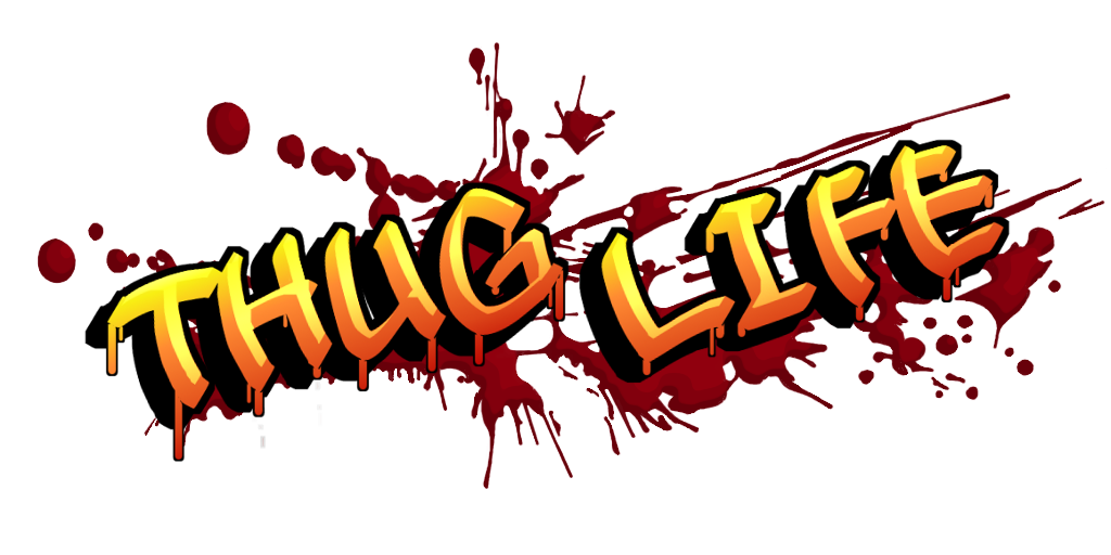 Thug Life Logo PNG Download Grátis