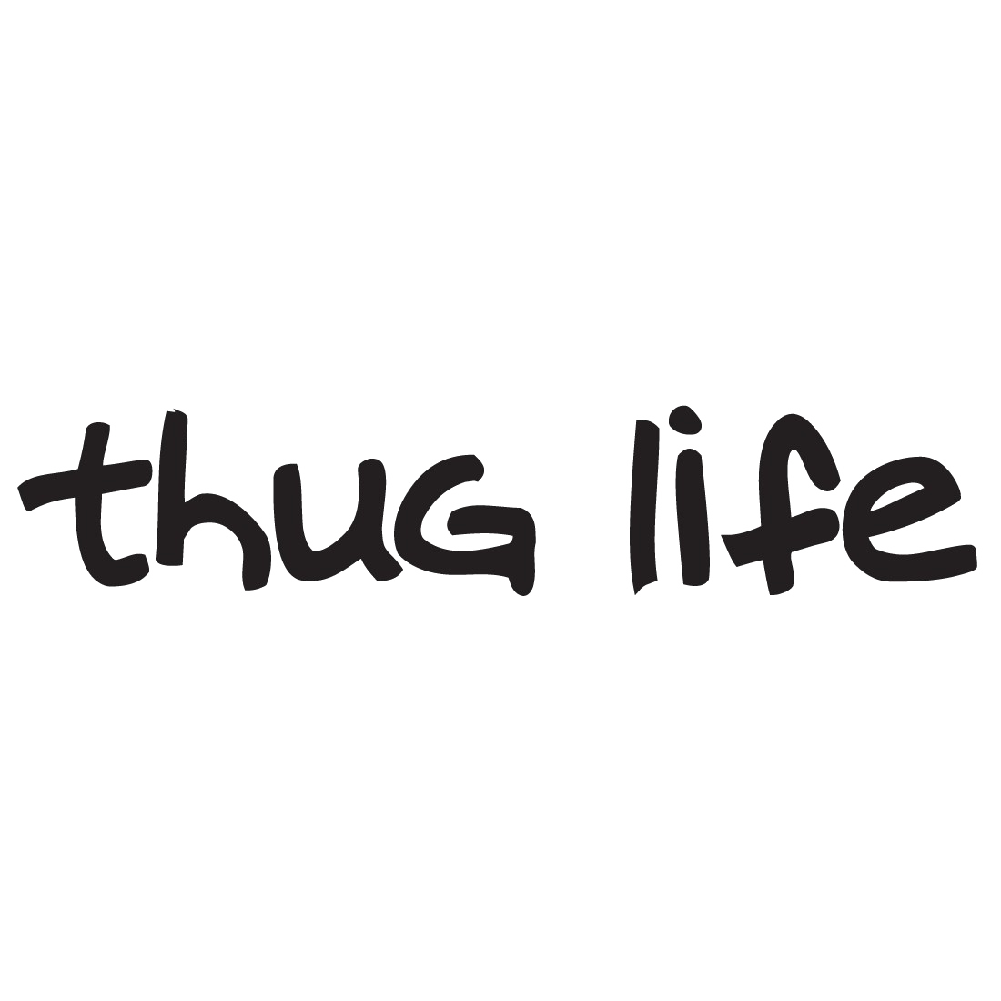 Thug Life Logo PNG High-Quality Image