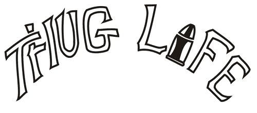 Fundo da imagem do logotipo da vida do bandido PNG