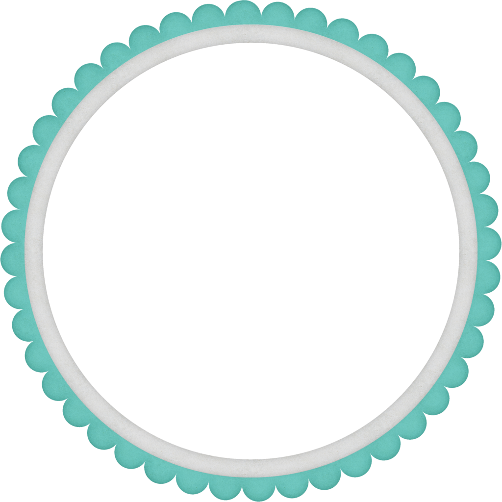 Turquoise Frame Transparent Background PNG