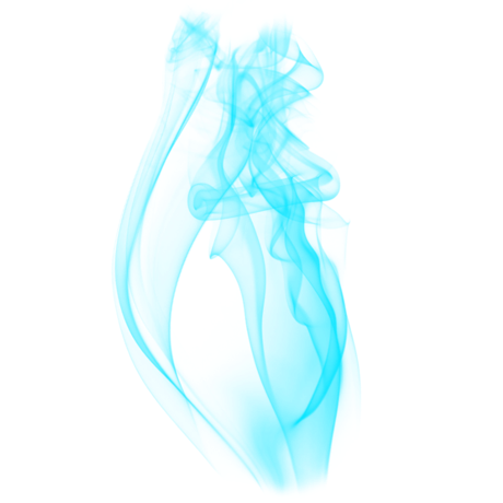 Turquoise rookvrij PNG-Afbeelding