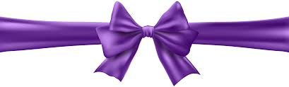 Фиолетовая лента PNG Высококачественное изображение