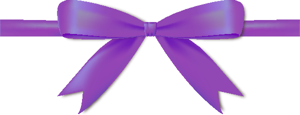 Gambar pita violet dengan latar belakang Transparan