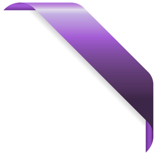 Фиолетовая лента прозрачный образ