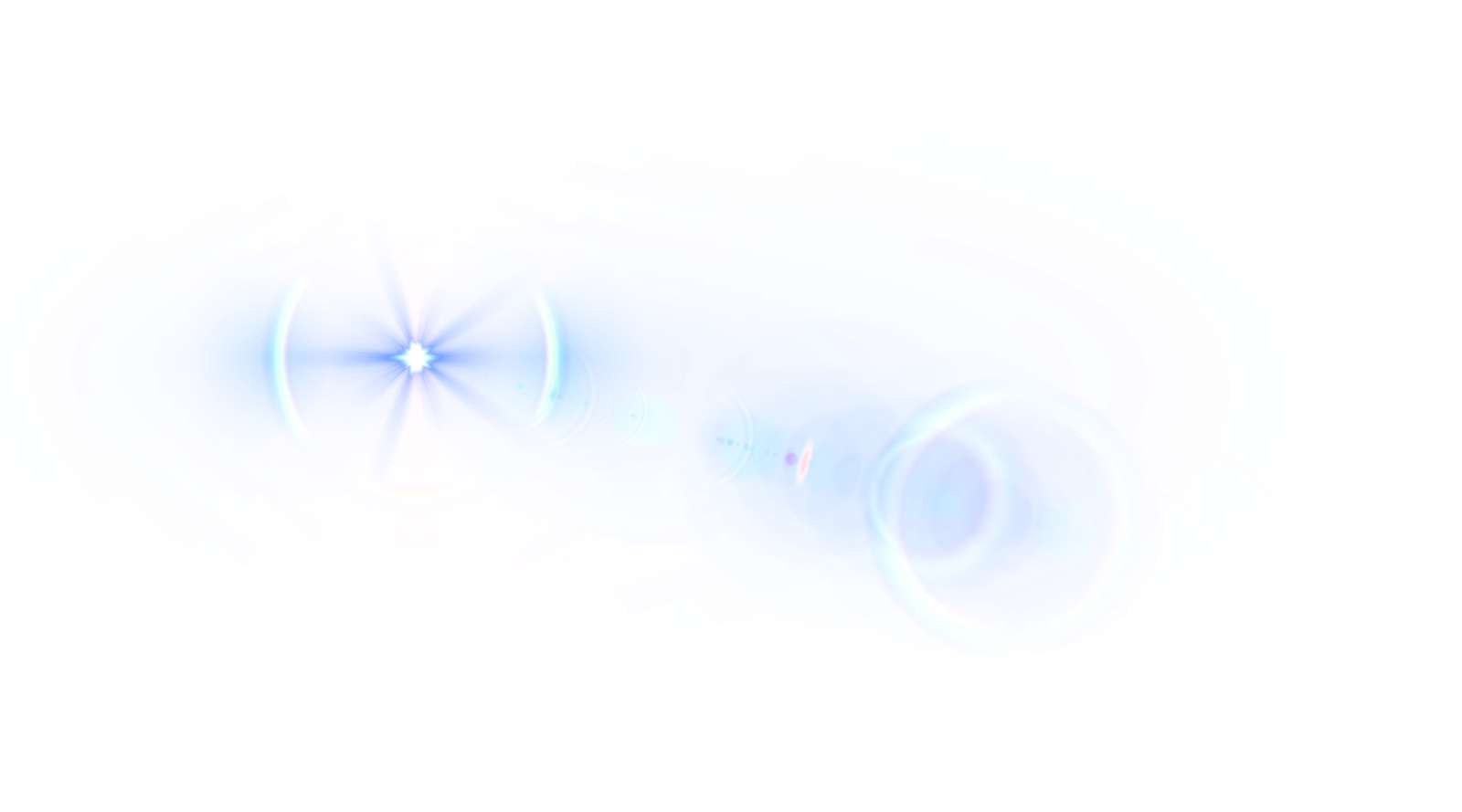 White Flare PNG Image with Transparent Background