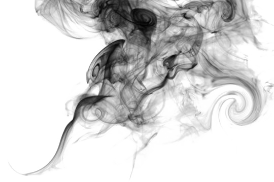 Imagem transparente de fumo branco PNG