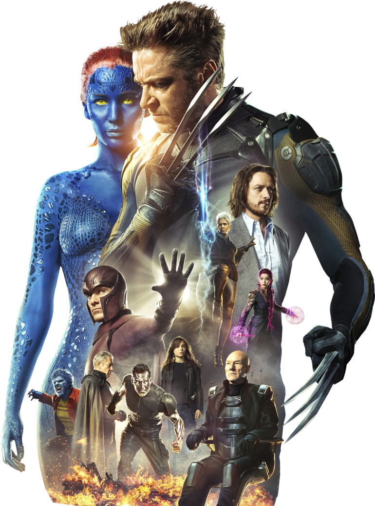 Imagens transparentes X-Men