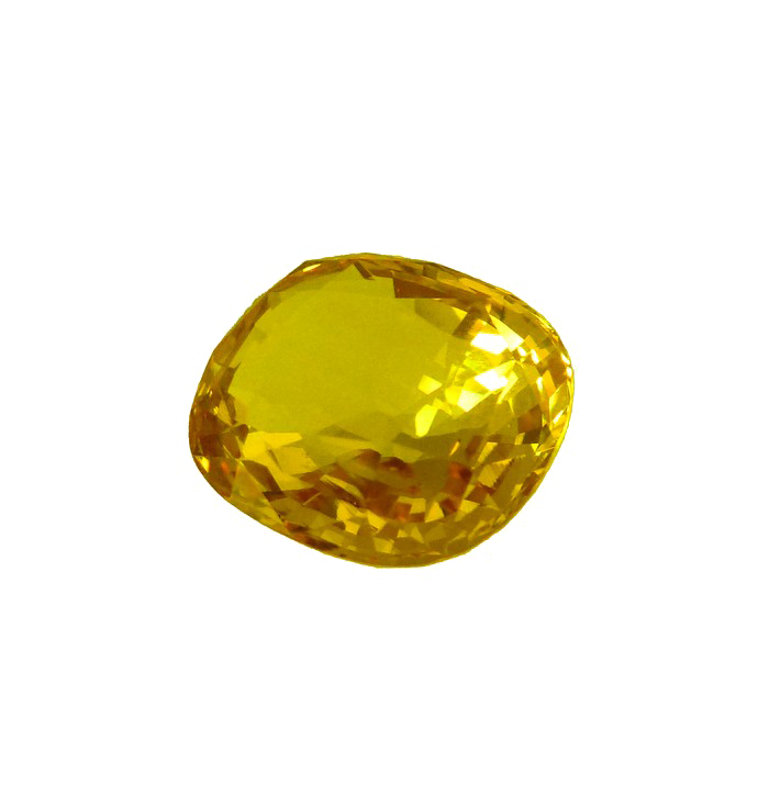 Yellow Sapphire PNG High-Quality Image