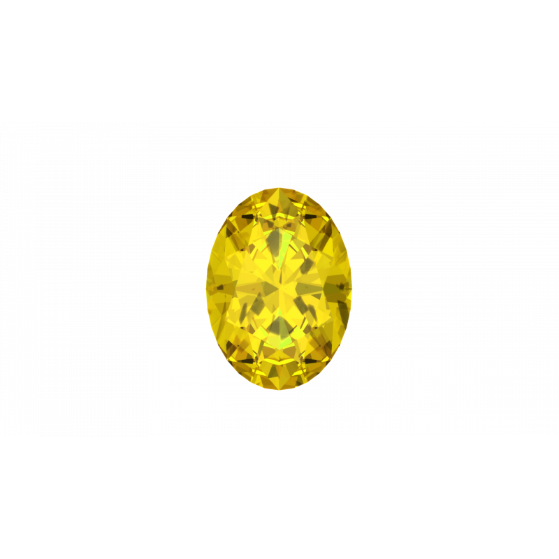 Yellow Sapphire PNG Image Background