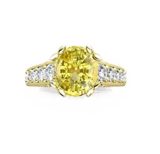 Yellow Sapphire PNG Image