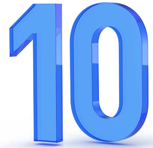 10 Number PNG Pic
