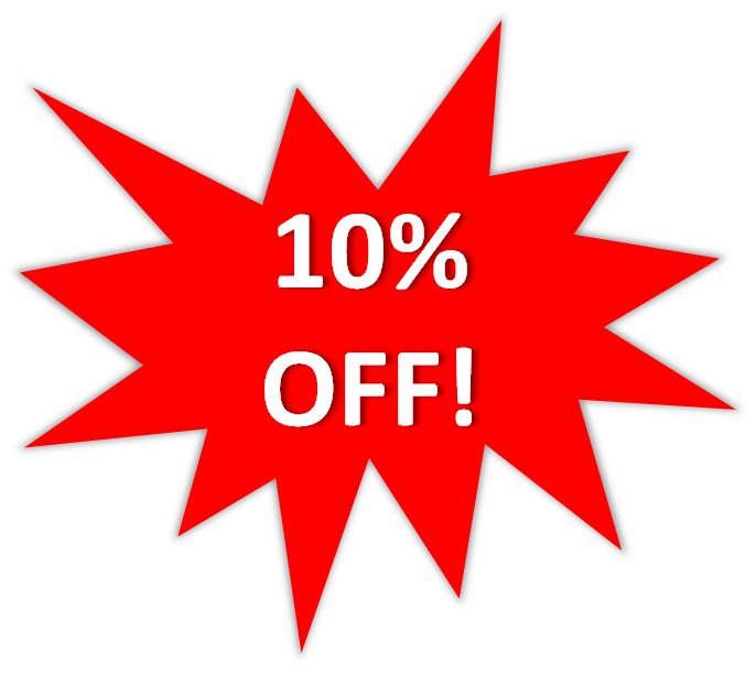10 Percent off PNG Image Background