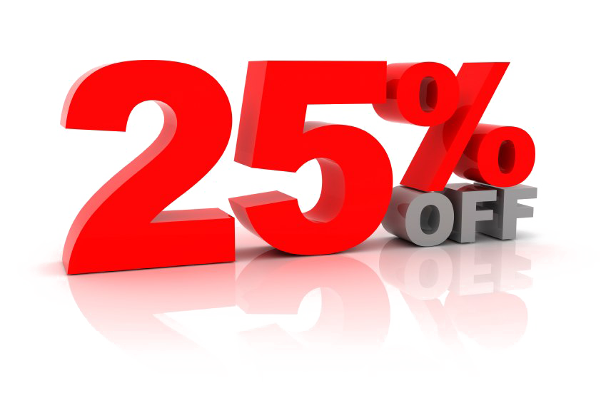 25 Percent Off PNG Download Image