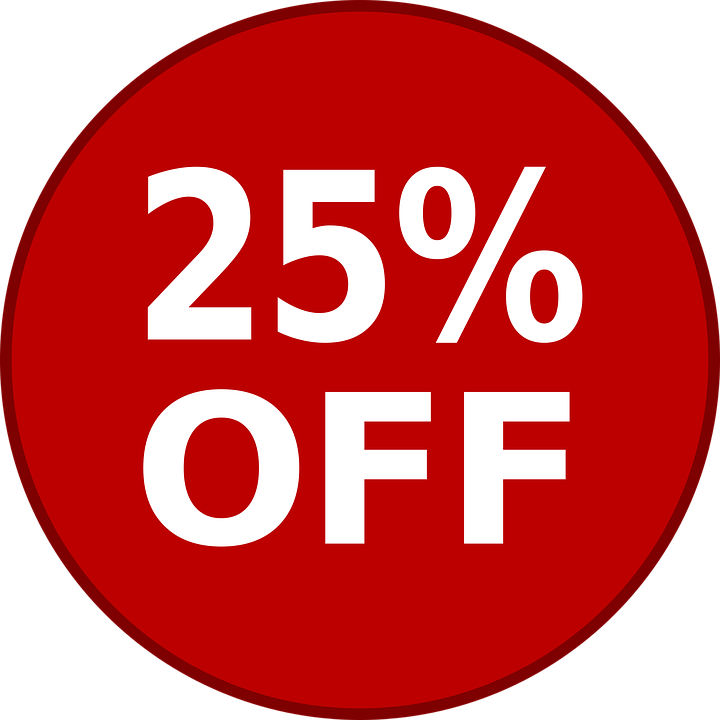 25 Percent off PNG Picture