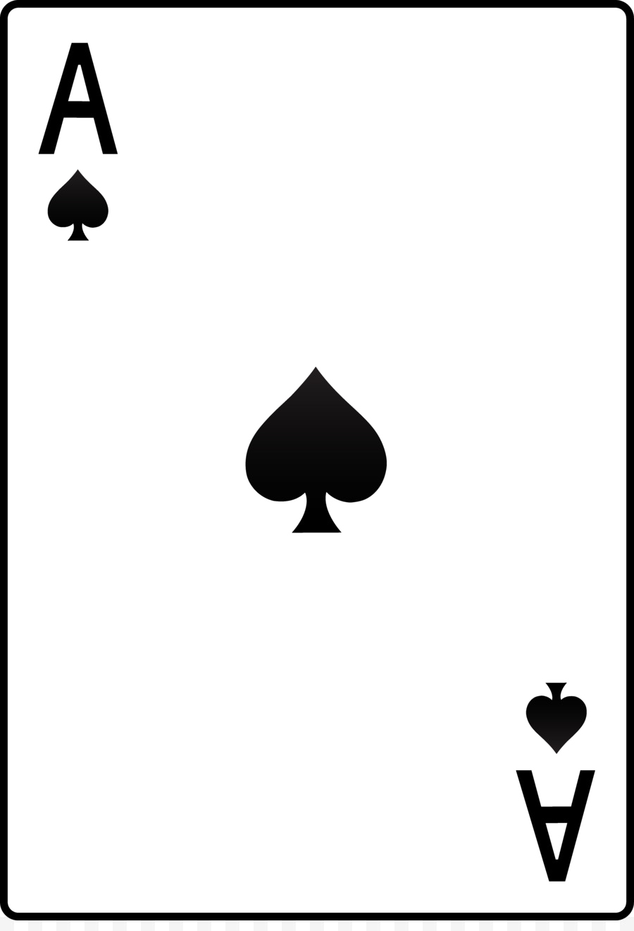 Ace Card PNG Background Image