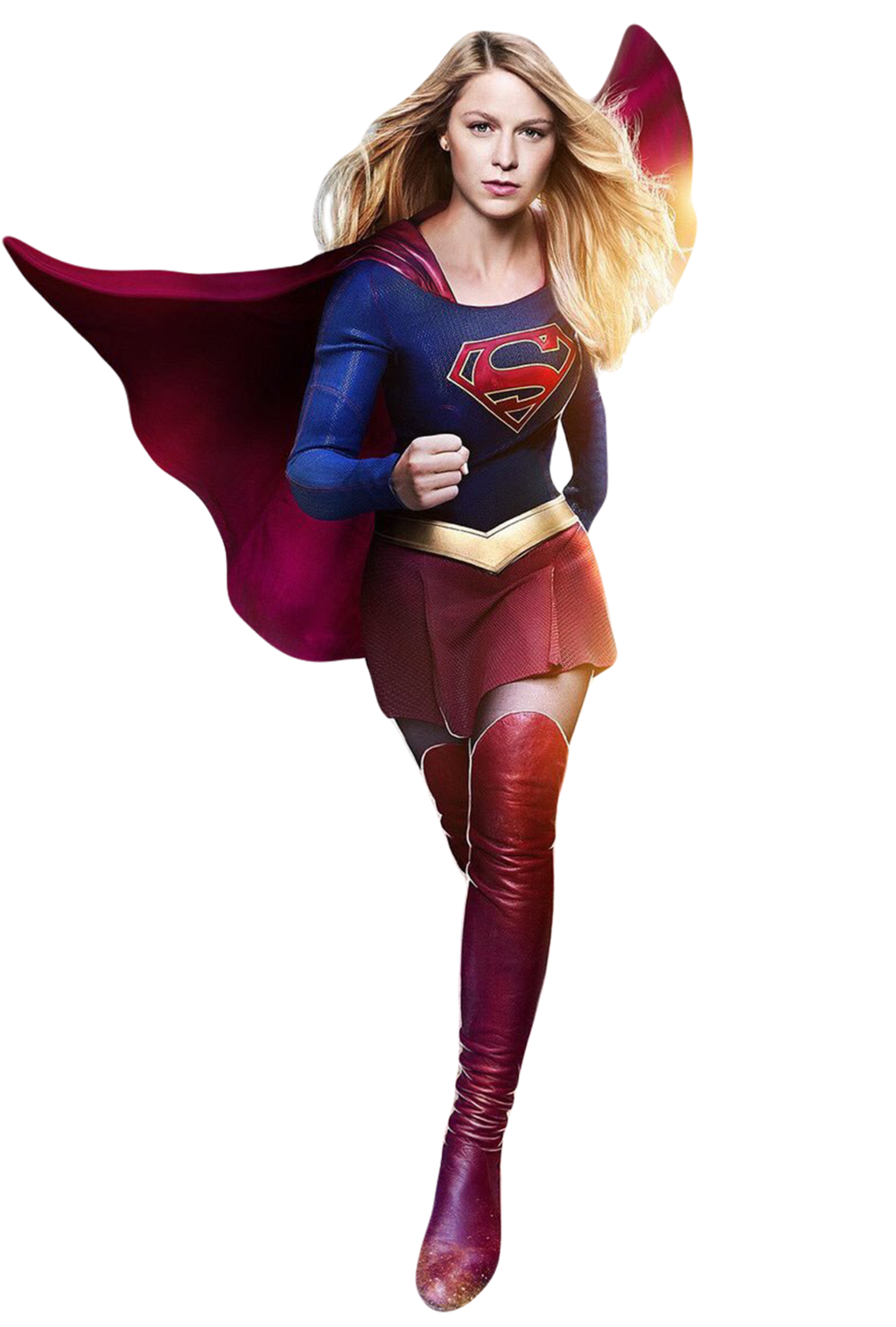Action Supergirl Download Transparent PNG Image