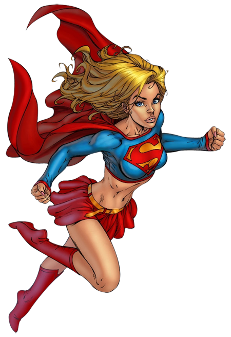 Action Supergirl PNG High-Quality Image