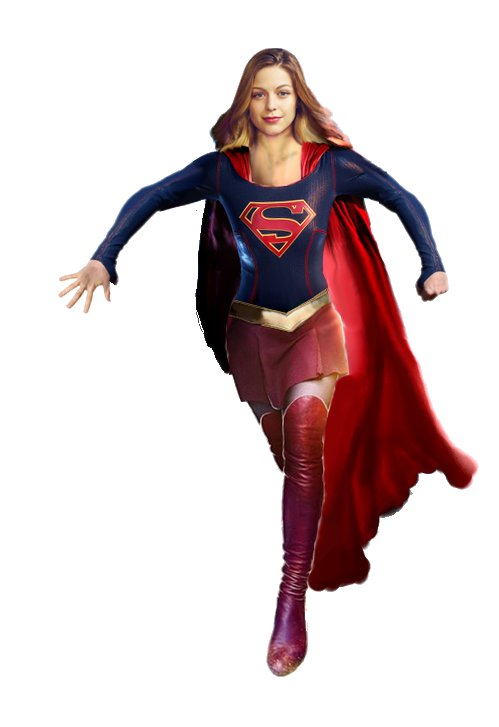 Action Supergirl PNG-foto