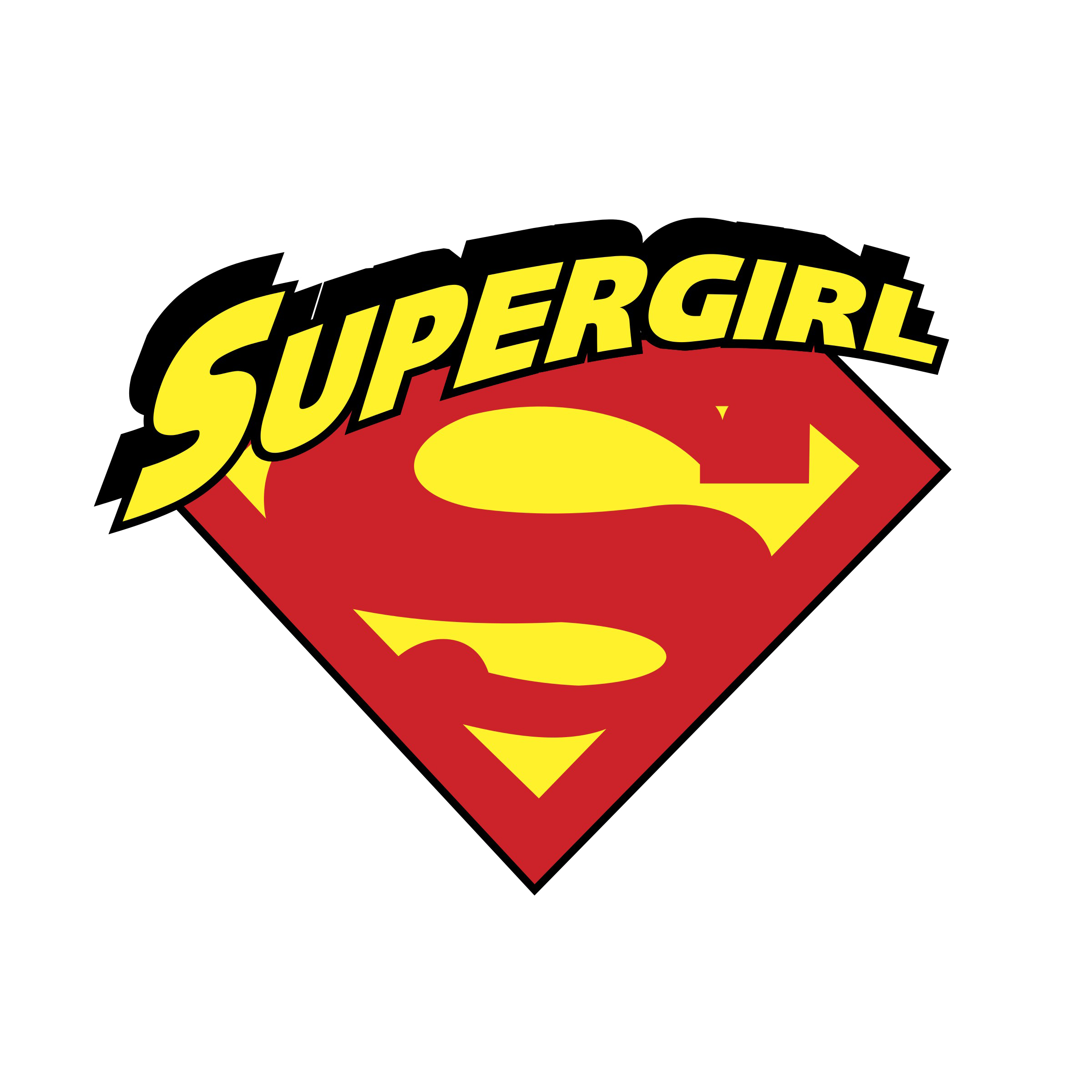 Action Supergirl Transparent Background PNG