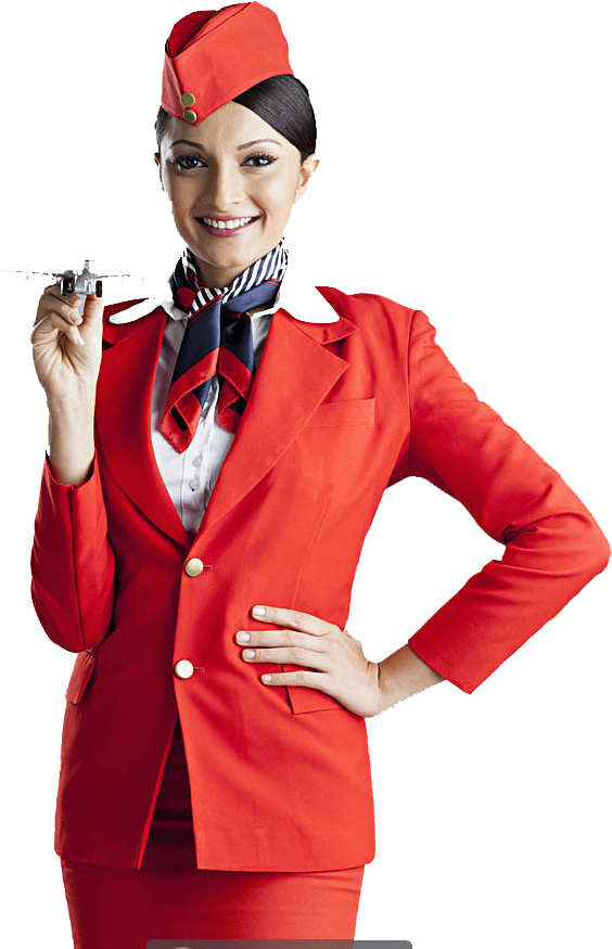 Air hostess Trasparente