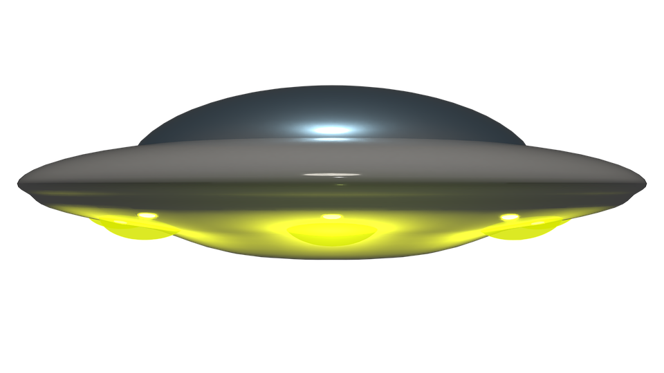 Alien Spacecraft PNG Background Image
