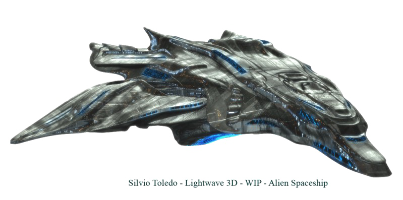 Alien Spacecraft PNG Image Background