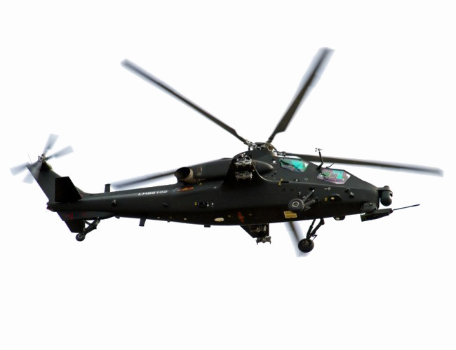 Hélicoptère armée image Transparente