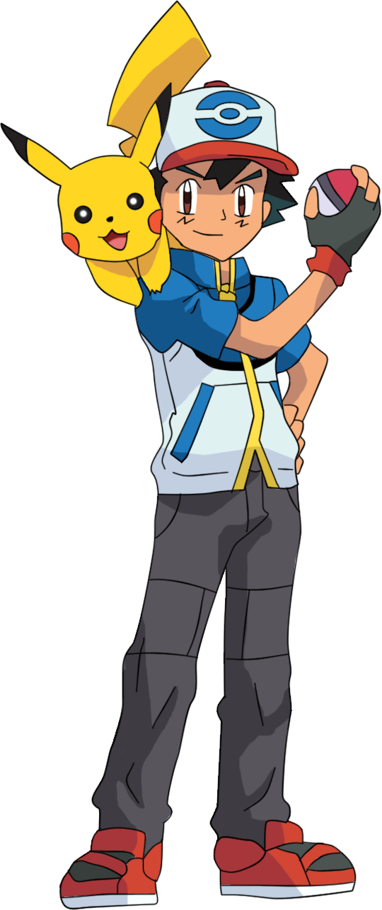 Ash Ketchum PNG Image with Transparent Background