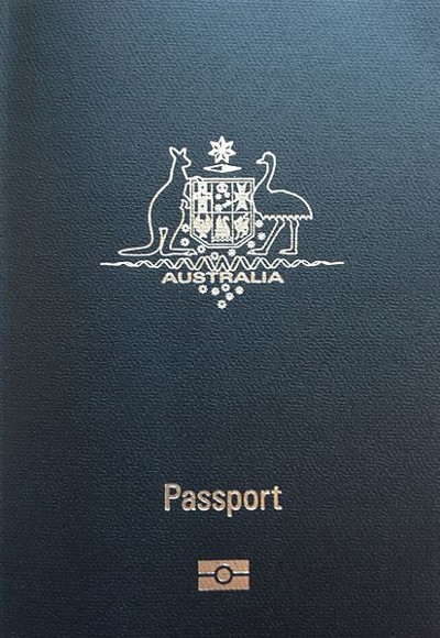 أستراليا جواز سفر PNG صورة خلفية