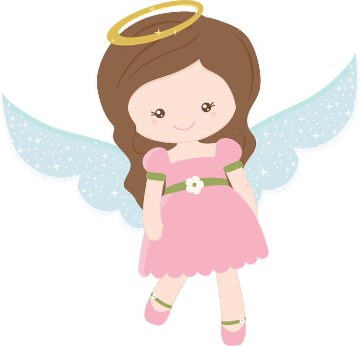 Baby engel PNG achtergrondafbeelding
