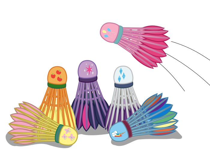 Badminton Shuttlecock PNG Image with Transparent Background