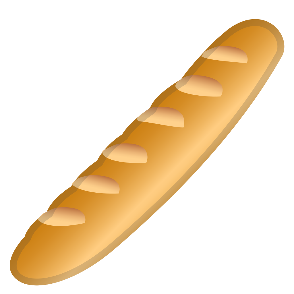 Immagine Trasparente del pane della baguette