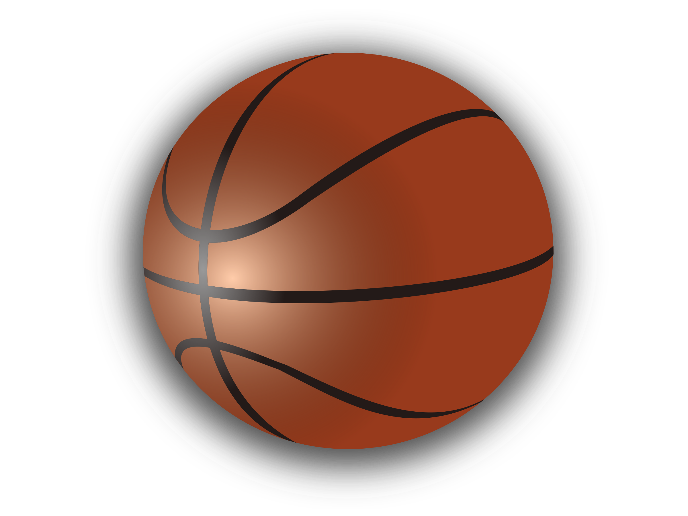 Basketbal bal Transparant Beeld
