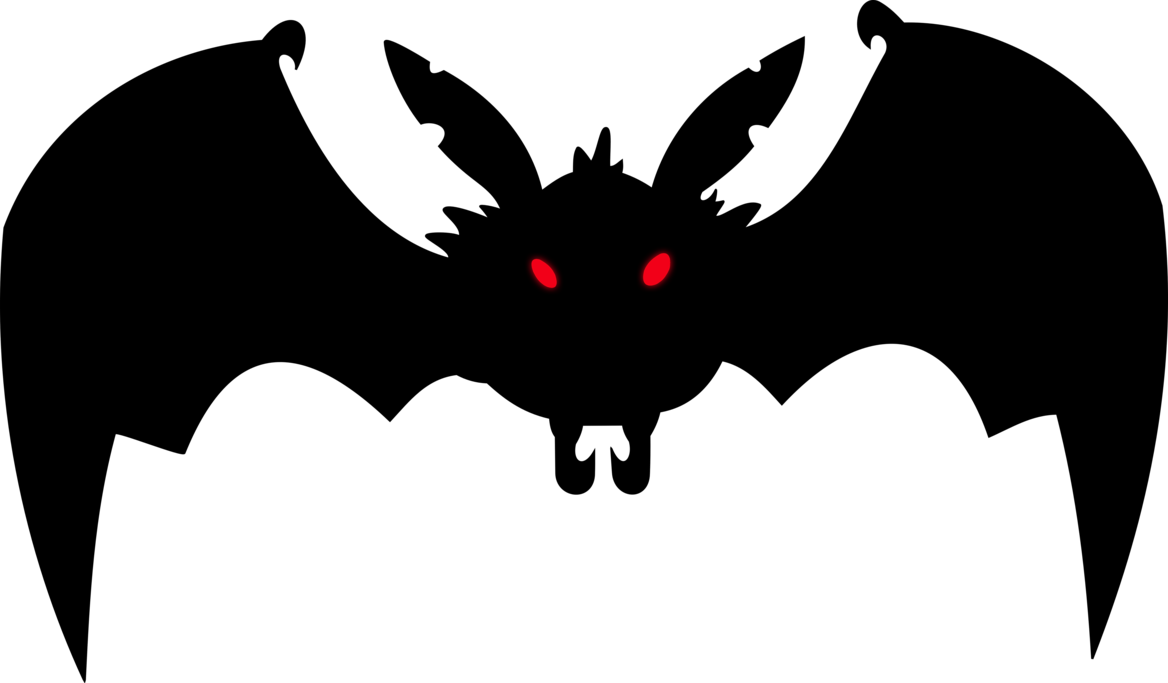Vleermuis silhouet Download PNG-Afbeelding