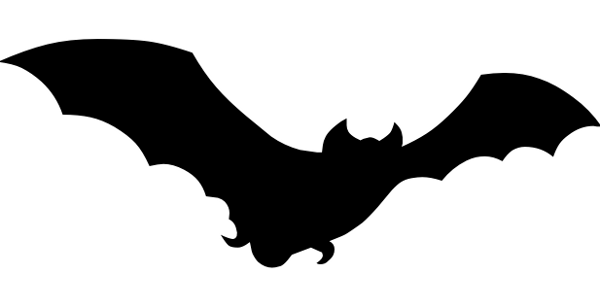 Vleermuis silhouet PNG Transparant Beeld