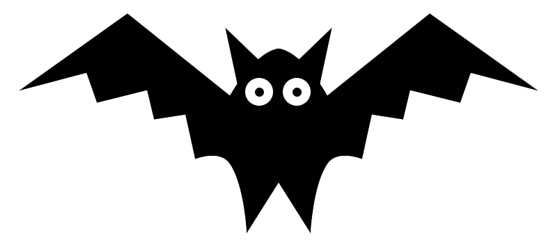 Bat силуэт прозрачный фон PNG