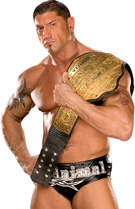 Batista WWE Championship PNG Image