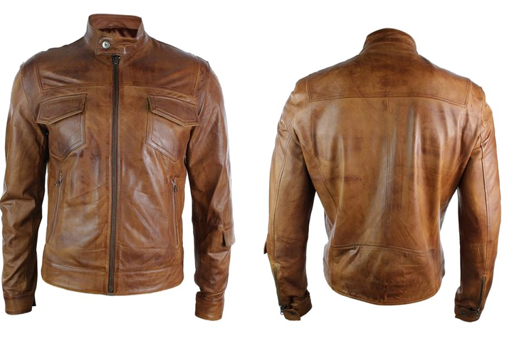 Biker Leather Jacket PNG High-Quality Image