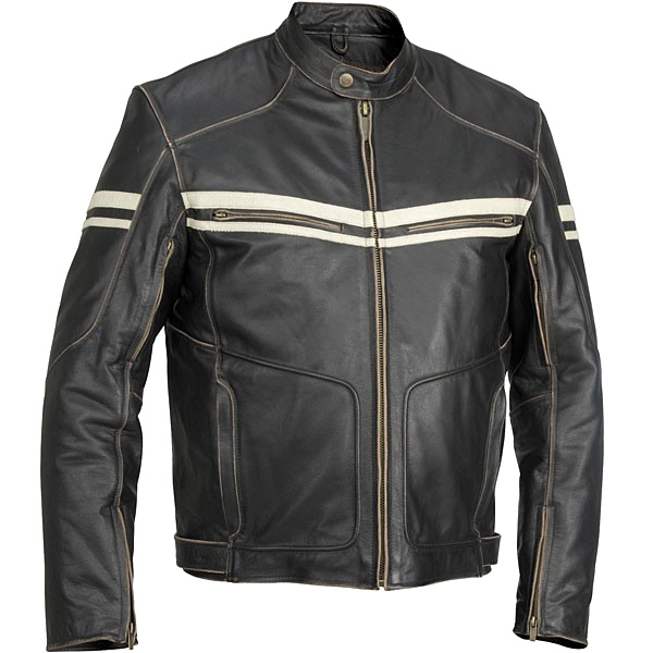 Immagine Trasparente giacca in pelle motociclista