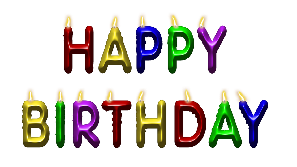 День рождения свечи PNG изображение с прозрачным фоном