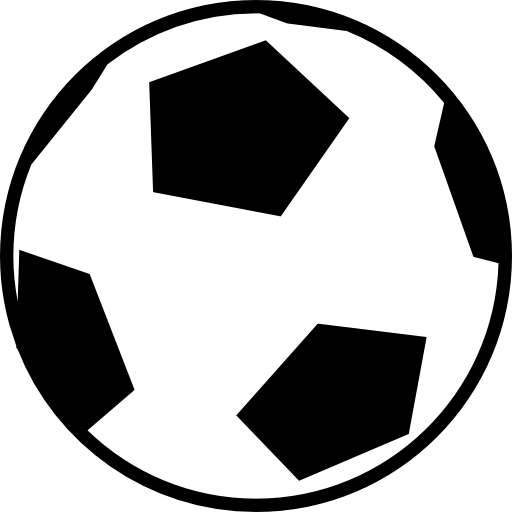 Black And White Football PNG Image Background